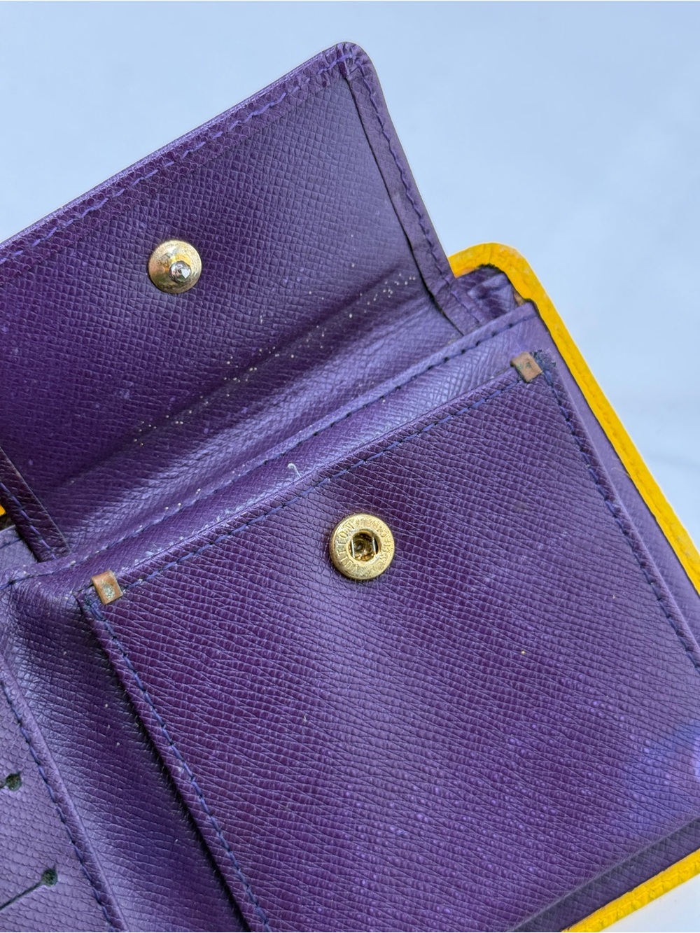 AUTHENTIC Louis Vuitton Marco Wallet. Yellow. - Picture 6 of 13